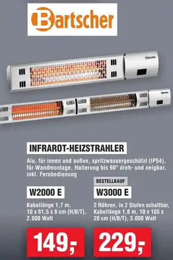 EDEKA Foodservice Bartscher infrarot-heizstrahler Angebot