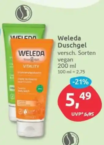 Budni Weleda Duschgel 200ml Angebot