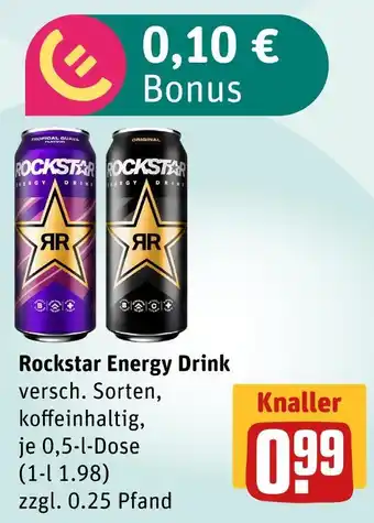 boni Center Rockstar energy drink Angebot