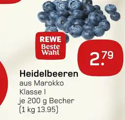 akzenta Rewe beste wahl heidelbeeren Angebot