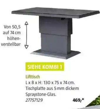 Bauhaus Lifttisch 'Maja' Angebot