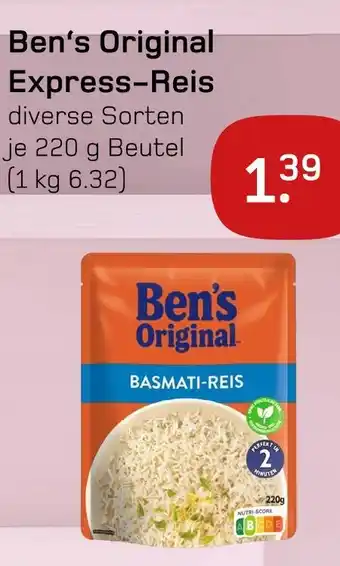 boni Center Ben's original express-reis Angebot