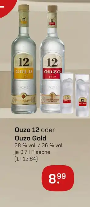 boni Center Ouzo ouzo 12 oder ouzo gold Angebot