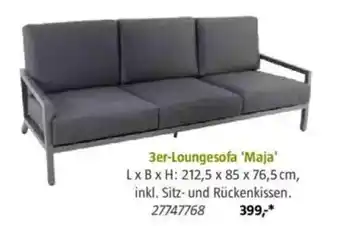 Bauhaus 3er-Loungesofa 'Maja' Angebot