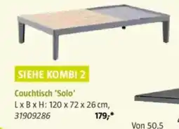 Bauhaus Couchtisch 'Solo' Angebot