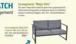 Bauhaus 2er-Loungesofa 'Maja Slim' Angebot