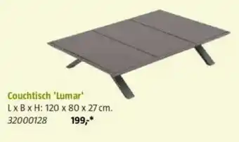 Bauhaus Couchtisch 'Lumar' Angebot