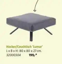 Bauhaus Hocker/Couchtisch 'Lumar' Angebot