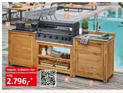 Bauhaus Setpreis 'Grillküche Zoe' 4-tig. Angebot