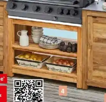 Bauhaus 4 Grillküchen- Unterschrank 'Zoe' Angebot