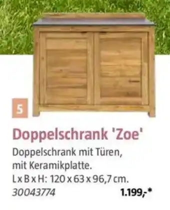 Bauhaus Doppelschrank 'Zoe' Angebot