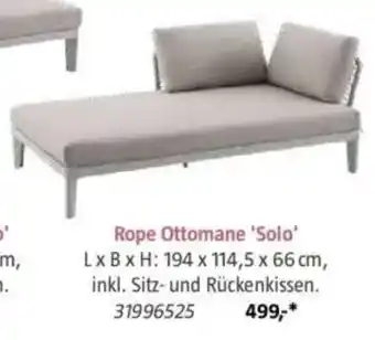 Bauhaus Rope Ottomane 'Solo' Angebot