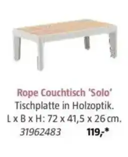 Bauhaus Rope Couchtisch 'Solo' Angebot