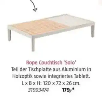 Bauhaus Rope Couchtisch 'Solo' Angebot