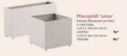 Bauhaus Pflanzgefäß 'Lumar' Angebot