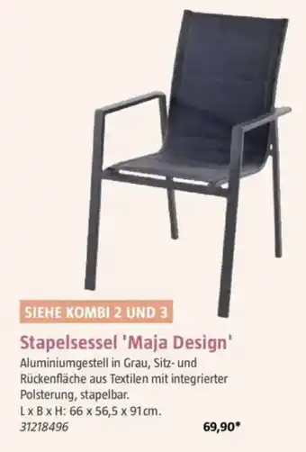 Bauhaus Stapelsessel 'Maja Design' Angebot