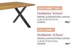 Bauhaus Tischbeine 'U-Form' Angebot