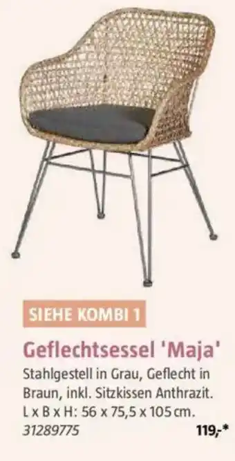 Bauhaus Geflechtsessel 'Maja' Angebot