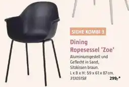 Bauhaus Dining Ropesessel 'Zoe' Angebot