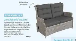 Bauhaus 2er-Sitzbank 'Pauline' Angebot