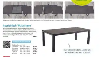 Bauhaus Ausziehtisch 'Maja Stone' Angebot