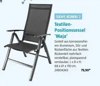 Bauhaus Textilen- Positionssessel 'Maja' Angebot