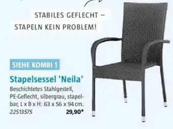 Bauhaus Stapelsessel 'Neila' Angebot