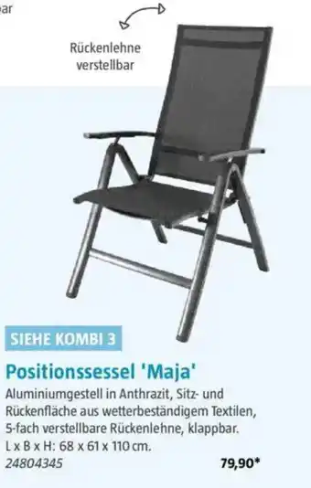 Bauhaus Positionssessel 'Maja' Angebot