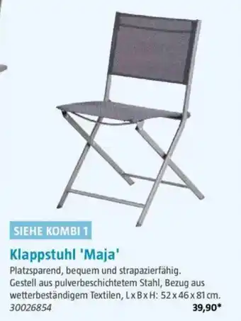 Bauhaus Klappstuhl 'Maja' Angebot