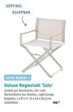 Bauhaus Deluxe Regiestuhl 'Solo' Angebot