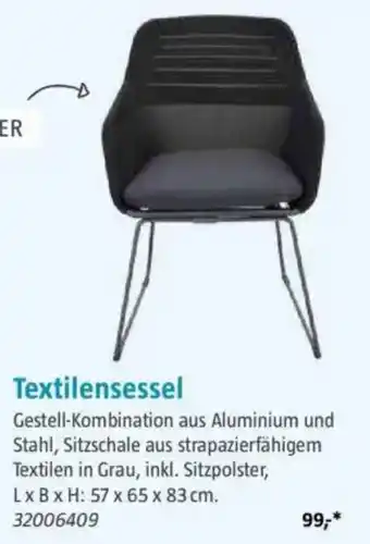 Bauhaus Textilensessel Angebot