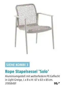 Bauhaus Rope Stapelsessel 'Solo' Angebot