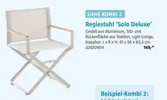 Bauhaus Regiestuhl 'Solo Deluxe' Angebot