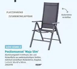 Bauhaus Positionssessel 'Maja Slim' Angebot