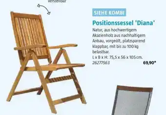 Bauhaus Positionssessel 'Diana' Angebot