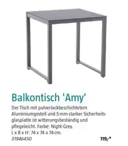 Bauhaus Balkontisch 'Amy' Angebot