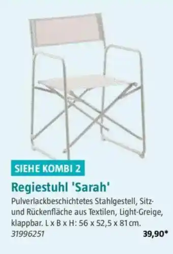 Bauhaus Regiestuhl 'Sarah' Angebot