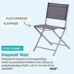 Bauhaus Klappstuhl 'Maja' Angebot