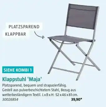 Bauhaus Klappstuhl 'Maja' Angebot