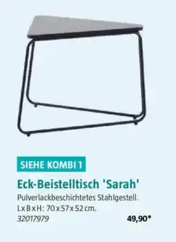 Bauhaus Eck-Beistelltisch 'Sarah' Angebot