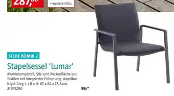 Bauhaus Stapelsessel 'Lumar' Angebot