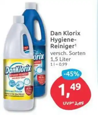 Budni Dan Klorix Hygiene Reiniger 1,5L Angebot