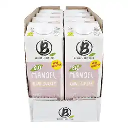 Netto Marken-Discount Berief Bio Mandel Drink ohne Zucker 1 Liter, 8er Pack Angebot