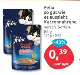 Budni Felix so gut wie es aussieht Katzennahrung 85g Angebot