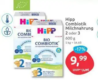 Budni Hipp Combiotik Milchnahrung 2 oder 3, 600g Angebot