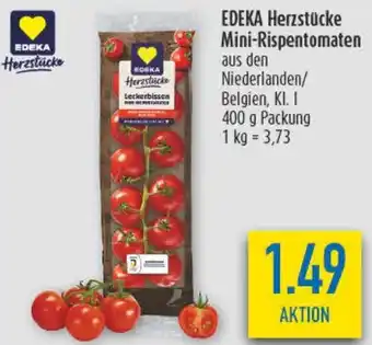 diska EDEKA Herzstücke Mini-Rispentomaten Angebot