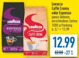 diska Lavazza Caffè Crema oder Espresso Angebot