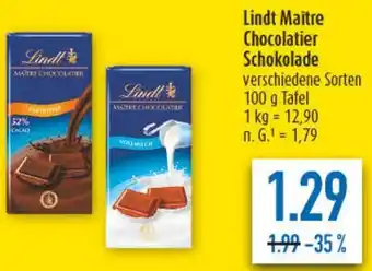 diska Lindt Maitre Chocolatier Schokolade Angebot