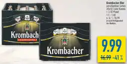 diska Krombacher Bier Angebot