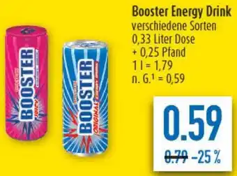 diska Booster Energy Drink Angebot